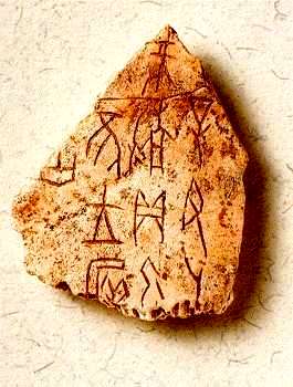 Gamle skrifttegn fra Shang dynasty orakelknogler